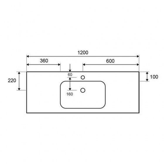 KARAG ELOISE 120 120x46